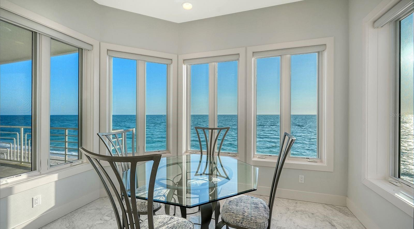 Stunning views from the breakfast nook