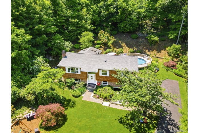 Welcome to 45 W Lakeview Road. The home sits on 1.1 acre on a desirable cul-de-sac in Cortlandt manor