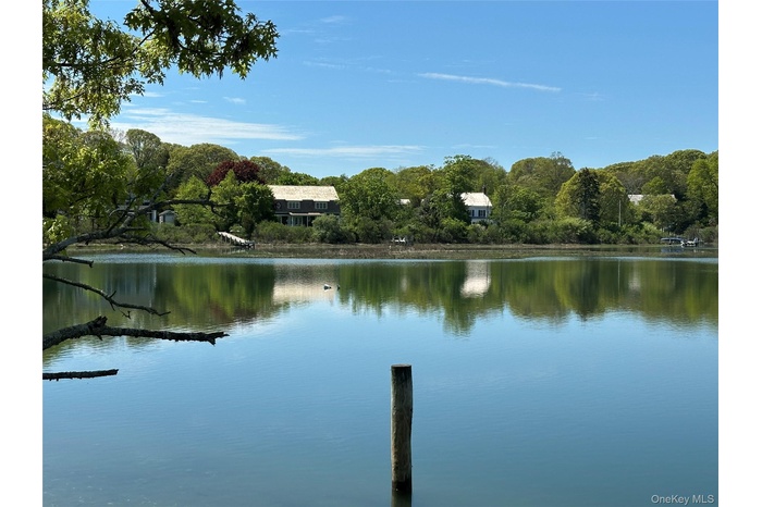 Water view featuring a heavily wooded area