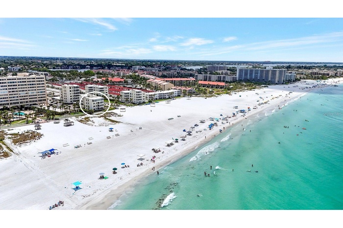Beach front Siesta Key condo