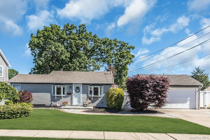 Meticulously managed front yard