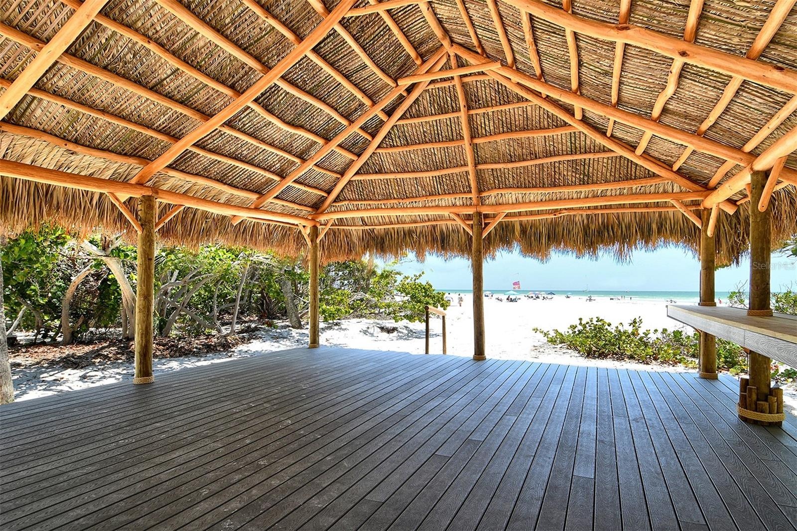 Interior view of the new Tiki Hut.