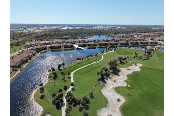 Stunning views of the water and golf course.