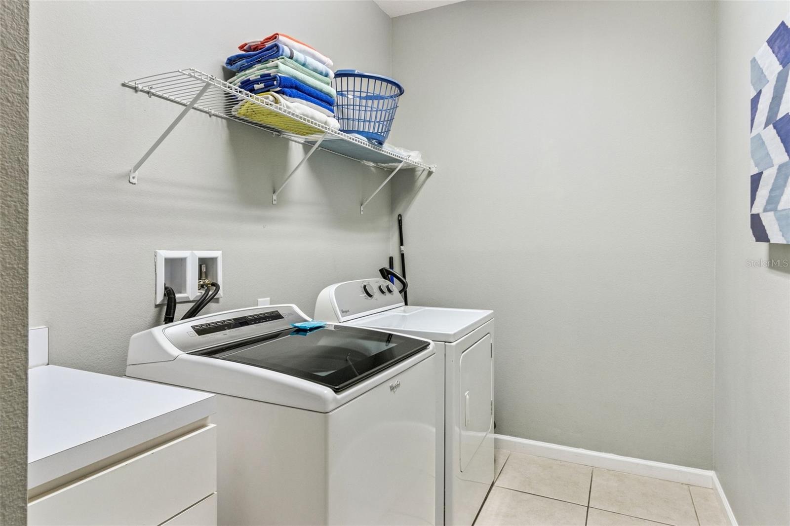 Laundry Room 1st floor with a Laundry drop