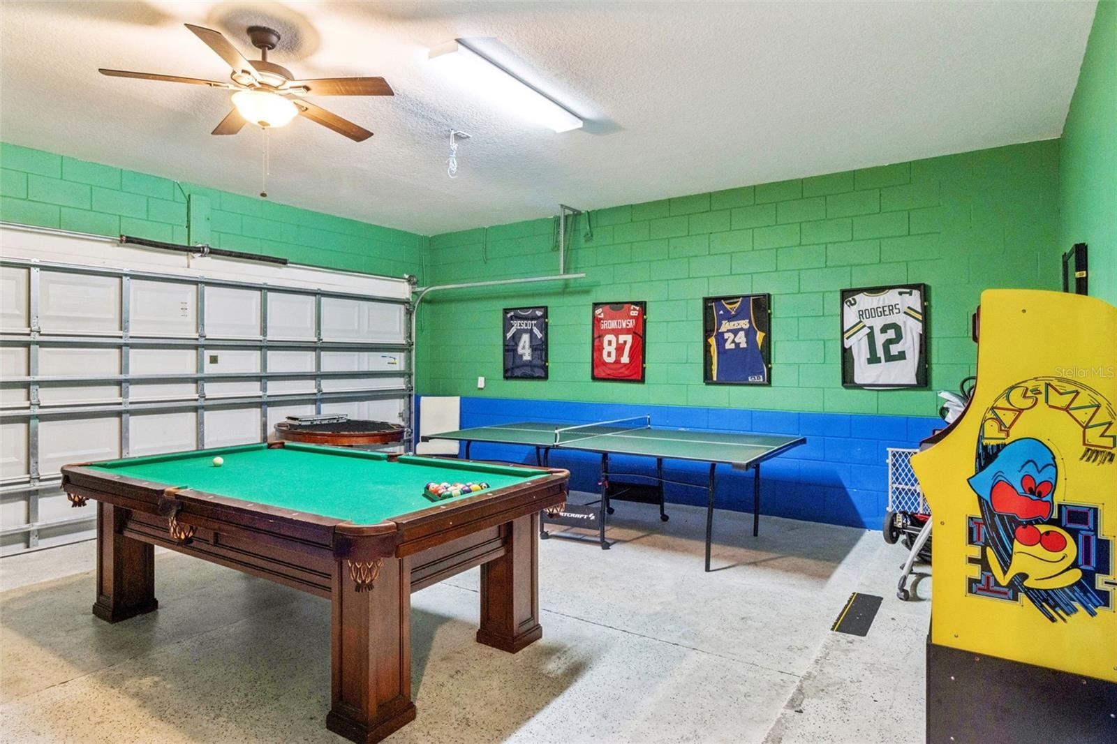 Converted Garage to a Game Room
