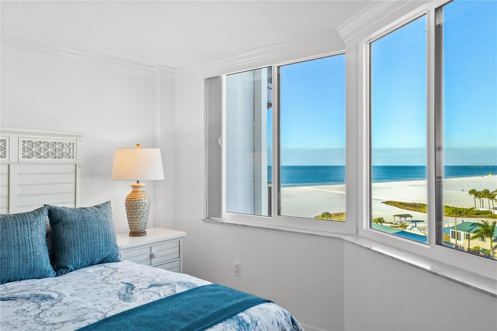 Gulf and beach view from master BR