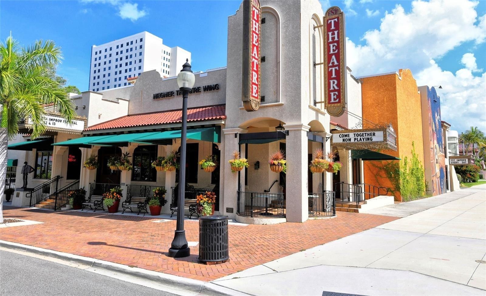 A quick stroll to Sarasota's renowned theaters, the Opera House, and more-placing world class arts and culture right at your doorstep.