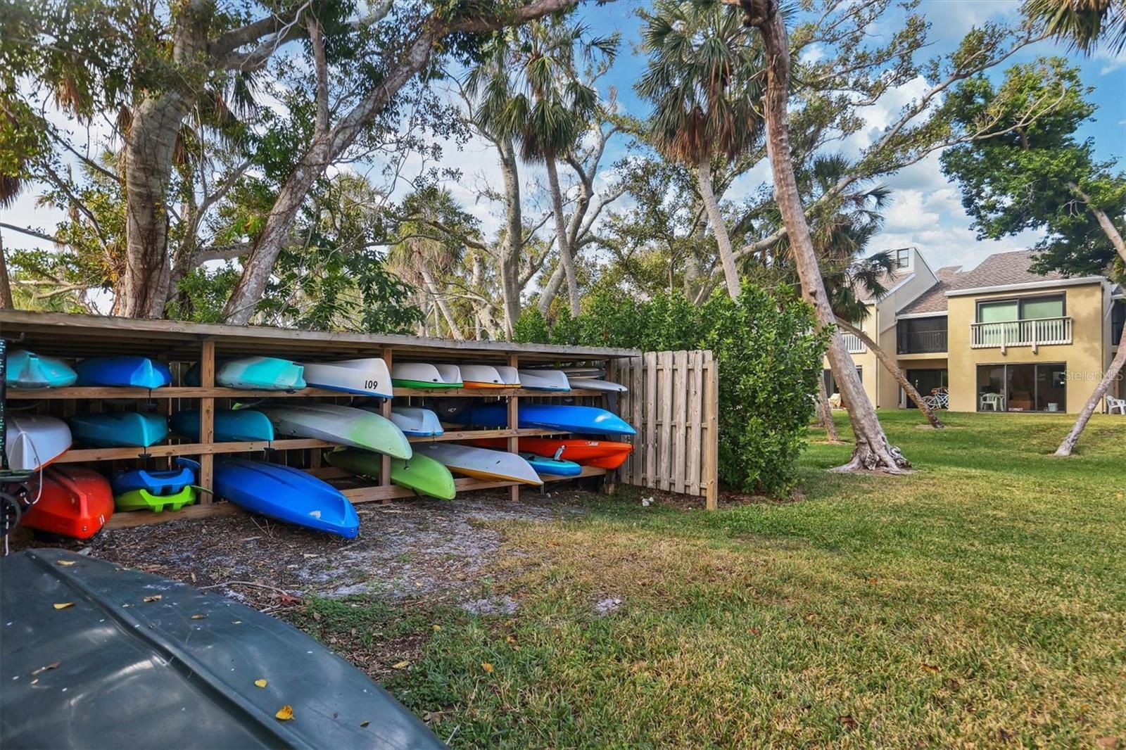 Banyan Bay Club Kayak Storage