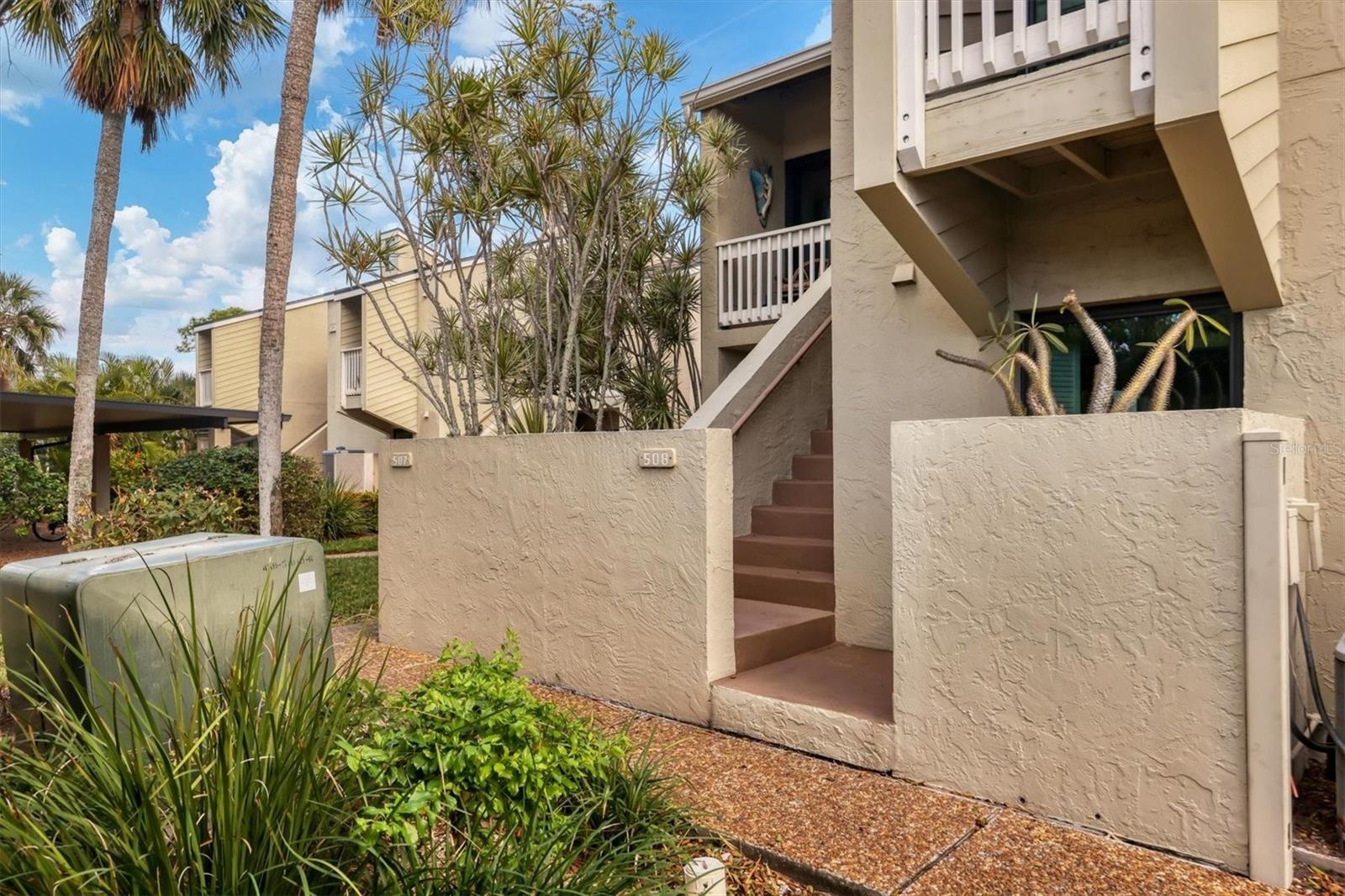 Front Exterior to 2nd Floor Entrance