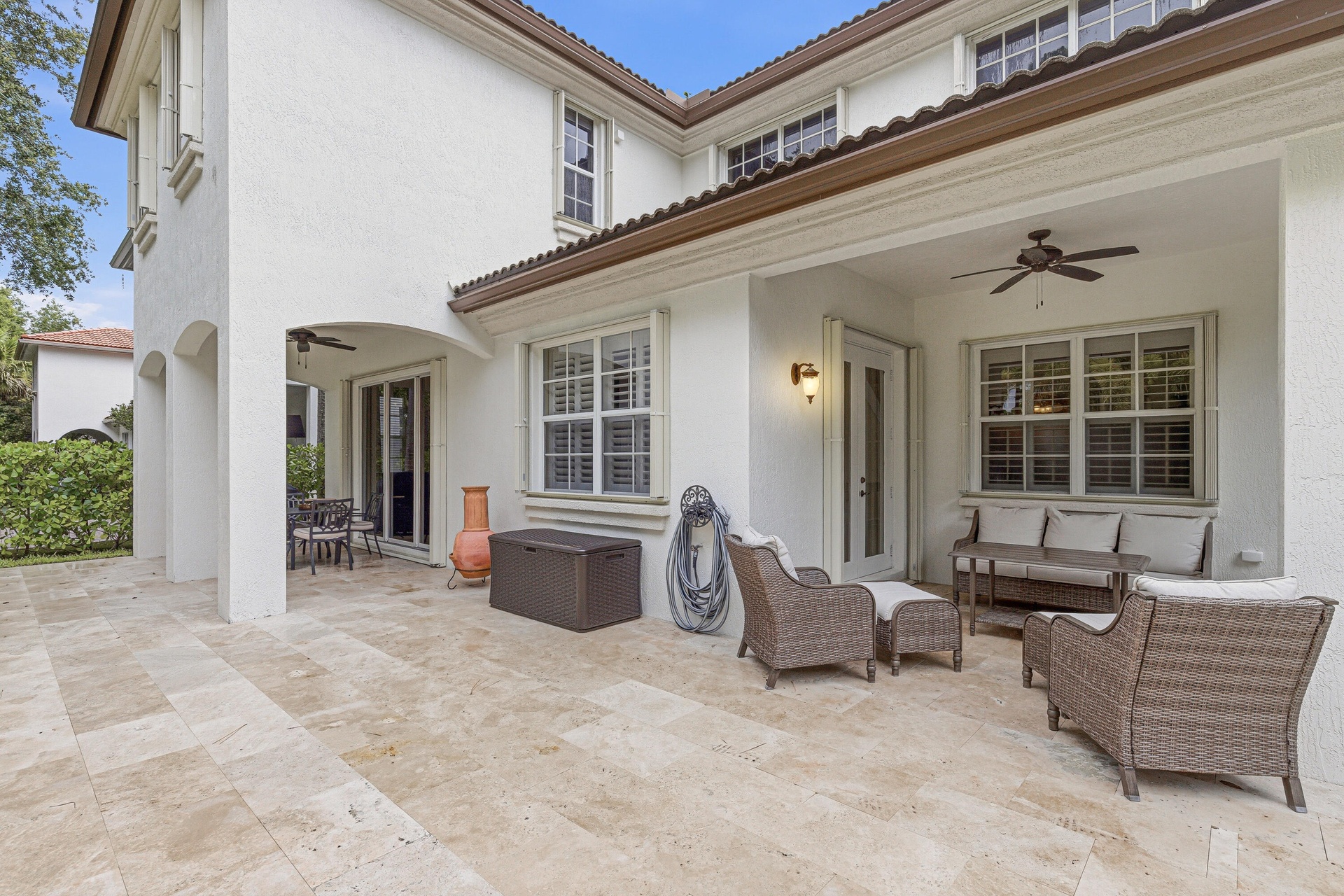 Back of Home Covered Patio
