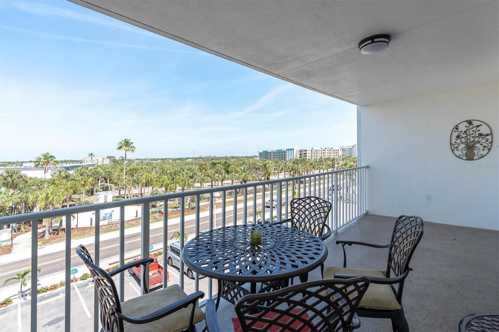 Very large patio
