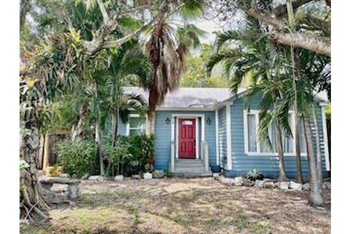 Blue House by Ocean
