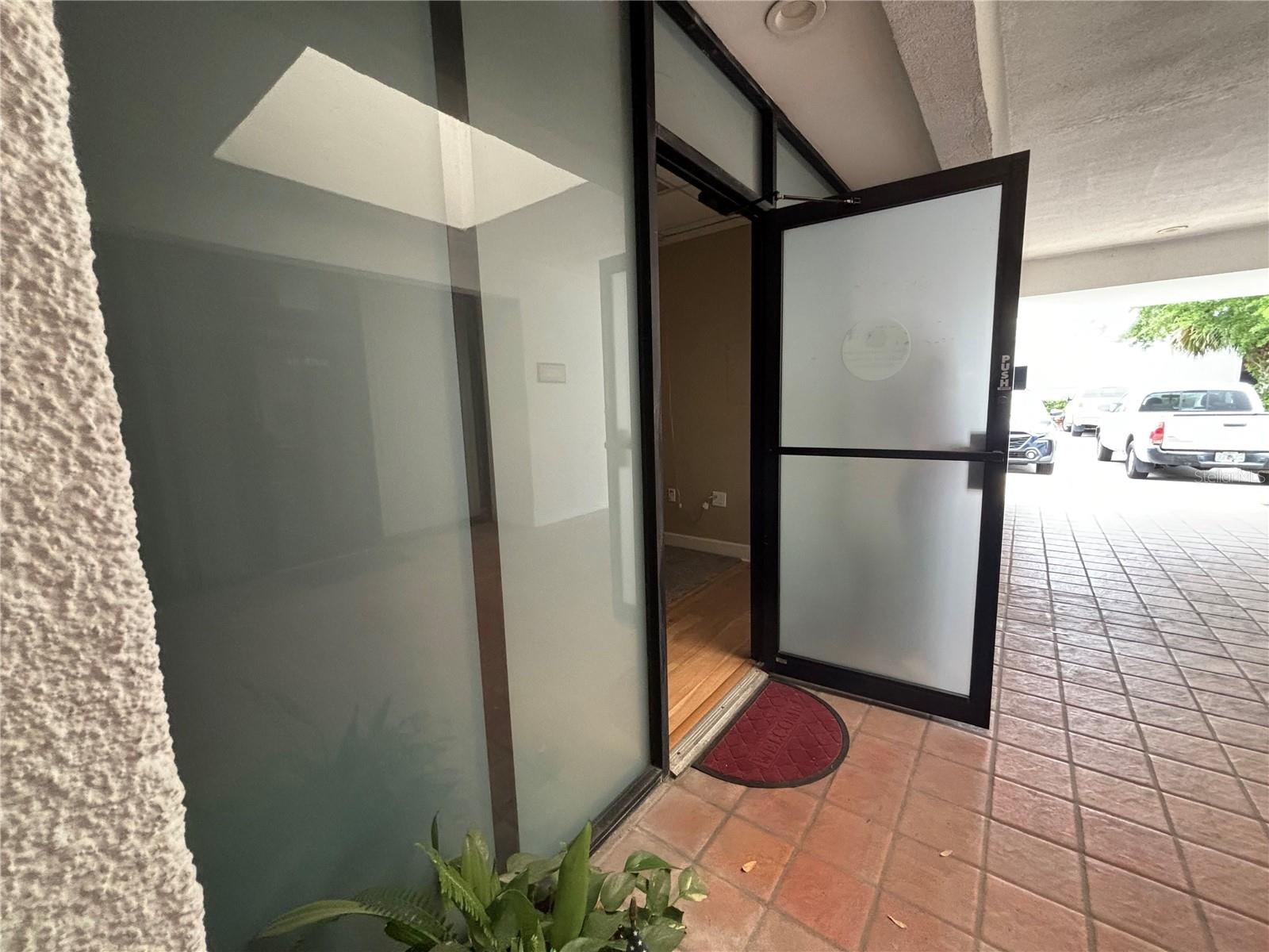 Separate entrance to Office 4
