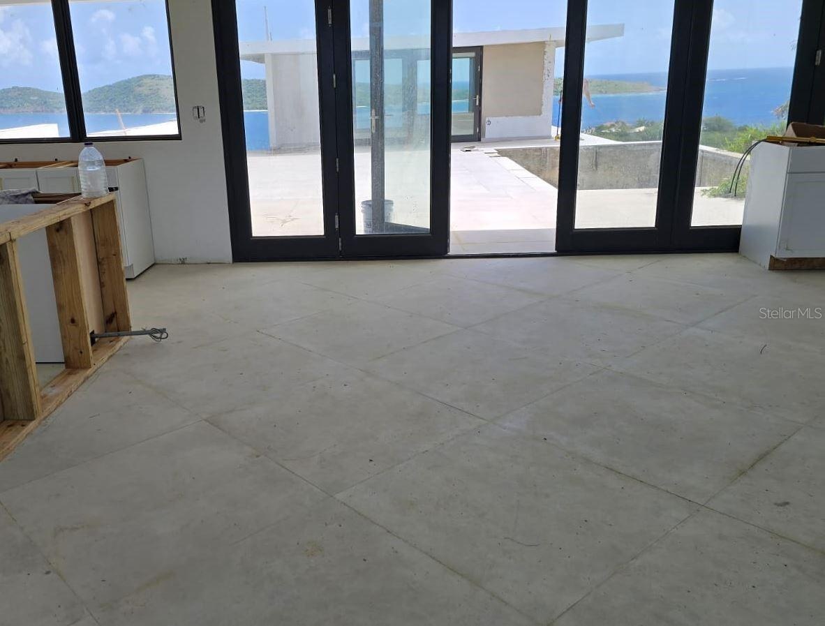 Living/Dining/Kitchen Great Room to Pool Deck