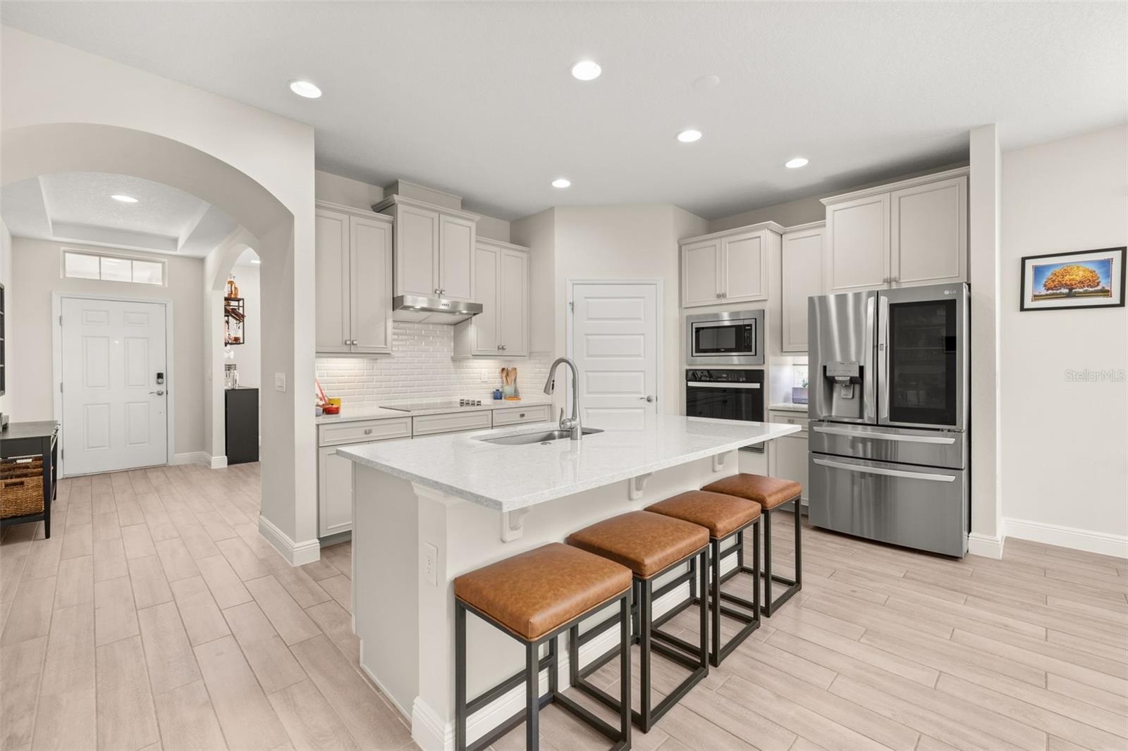 eat in kitchen area