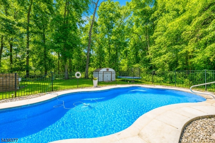 Heated saltwater pool