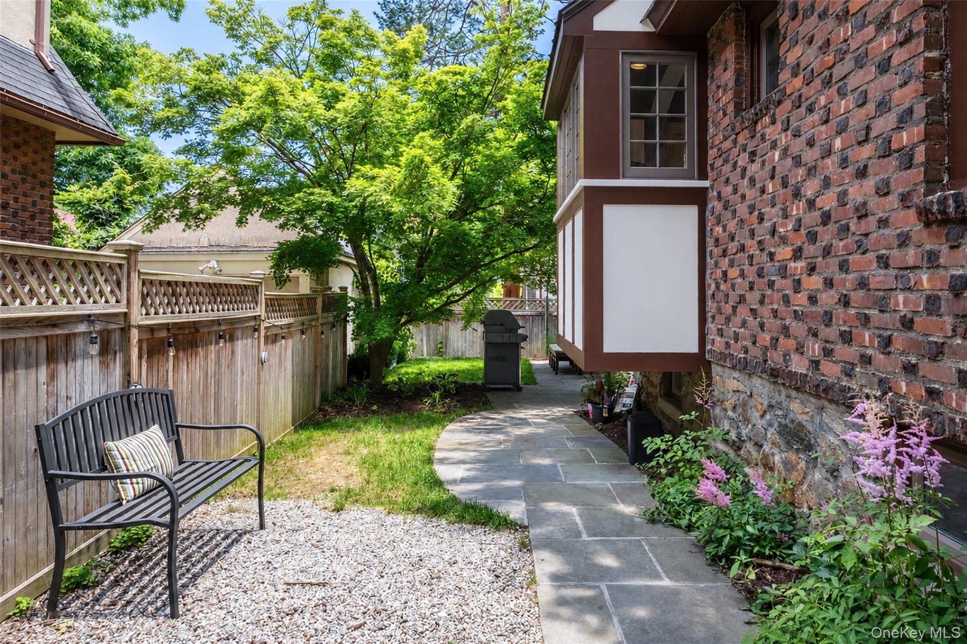 Side yard on left of the home