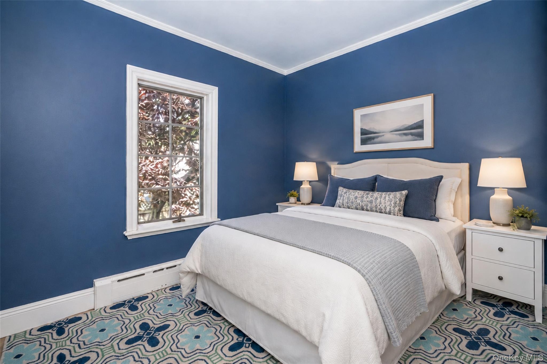 First-floor room virtually staged as possible bedroom #5