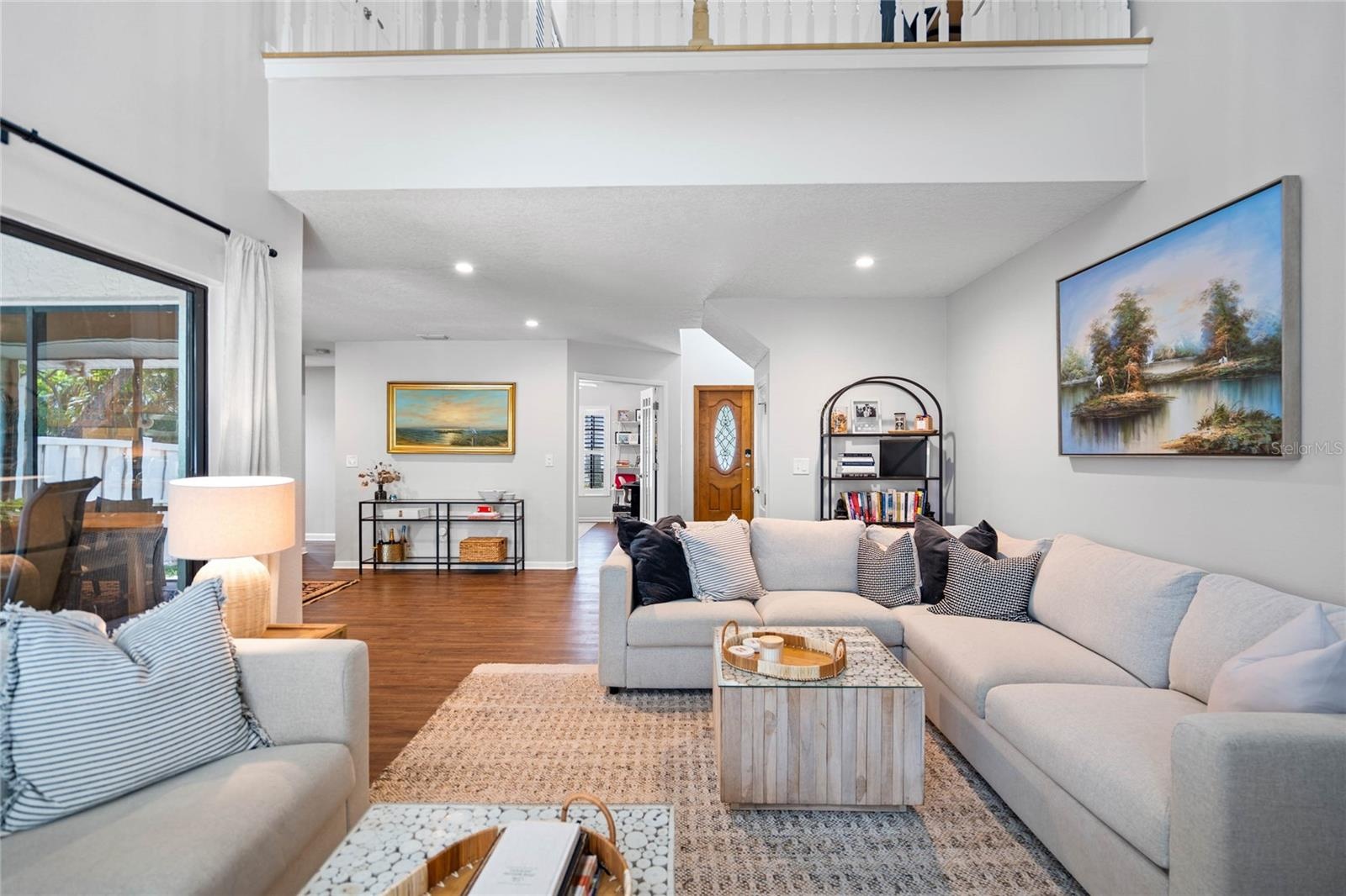 Homeowner's Expanding Living Space suits furniture for living and entertaining