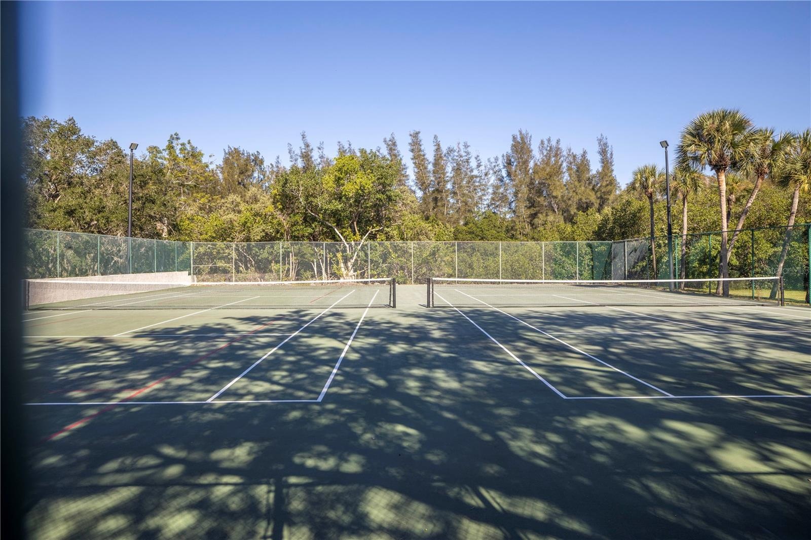 Pickleball and Tennis courts for the community