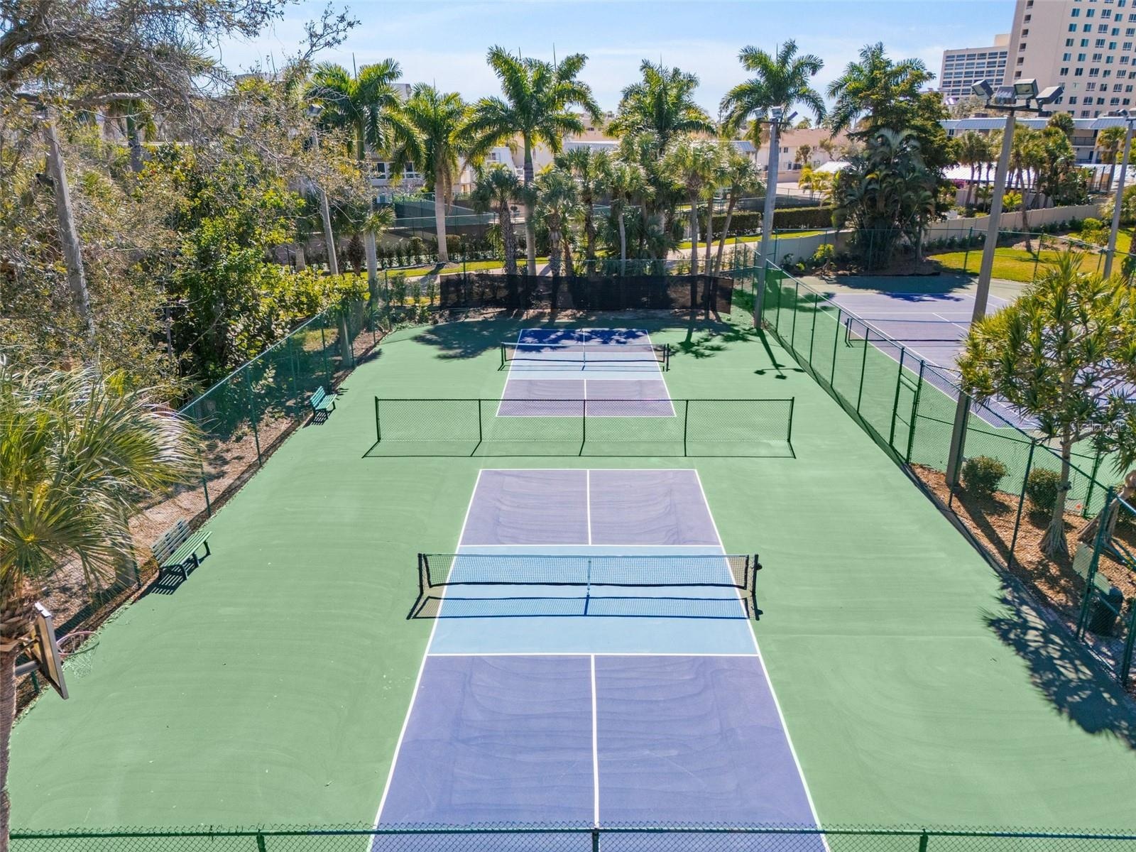 pickle-ball courts