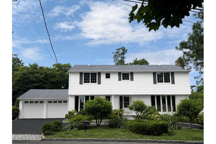 VIRTUALLY STAGED RENDERING SHOWING PAINTED WHITE EXTERIOR