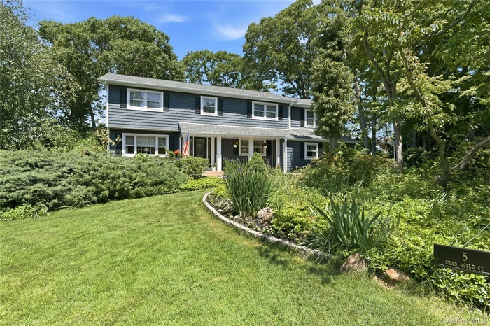 Front of the home, front lawn
