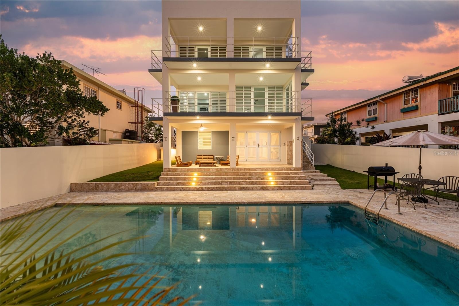 Sunset Pool View