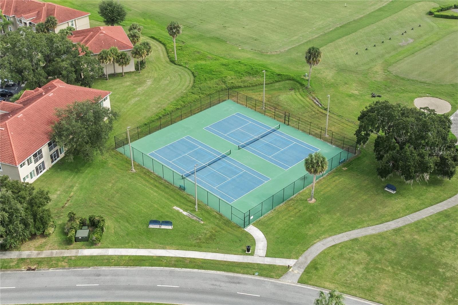 Community tennis courts located just minutes from the home.