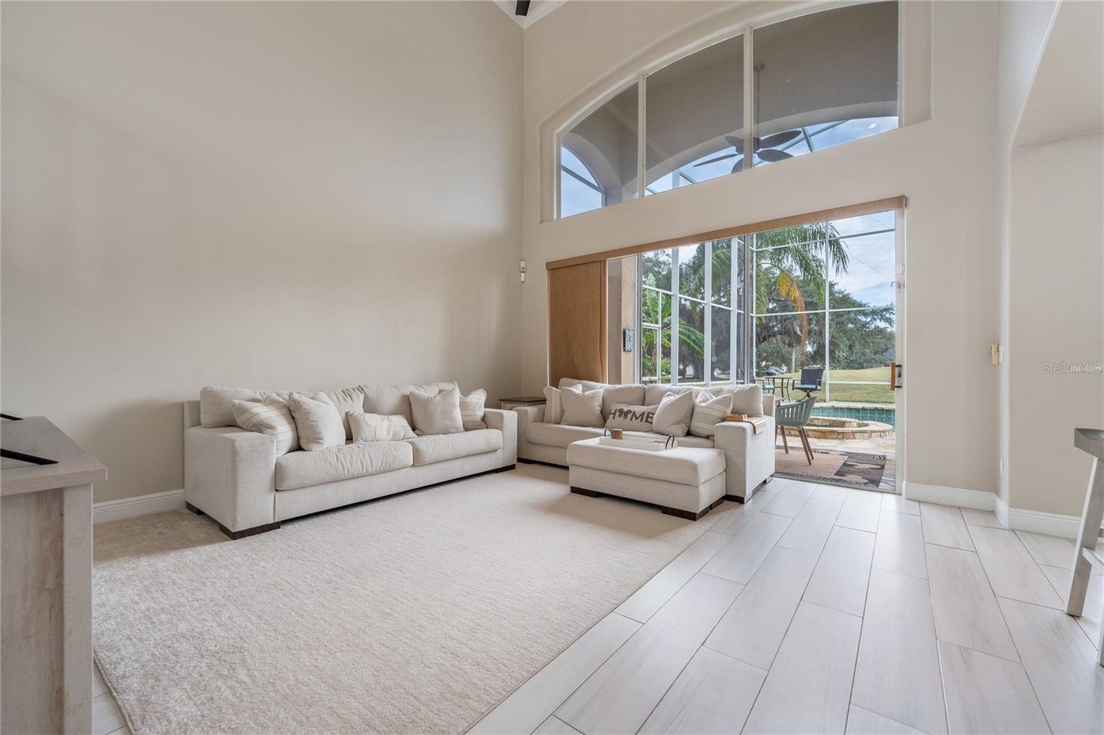 Generous living space offers flexibility and excellent flow throughout the first floor.