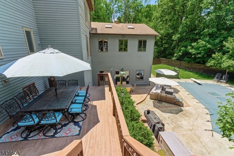 View of Deck, patio, pool