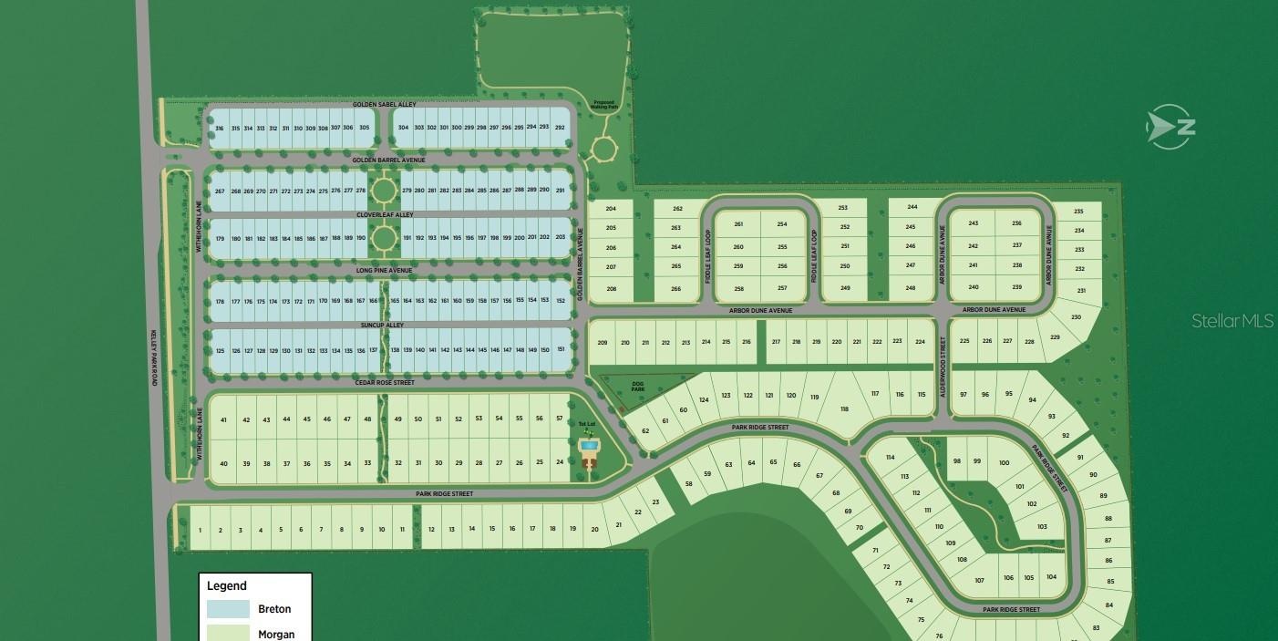 Overall community layout