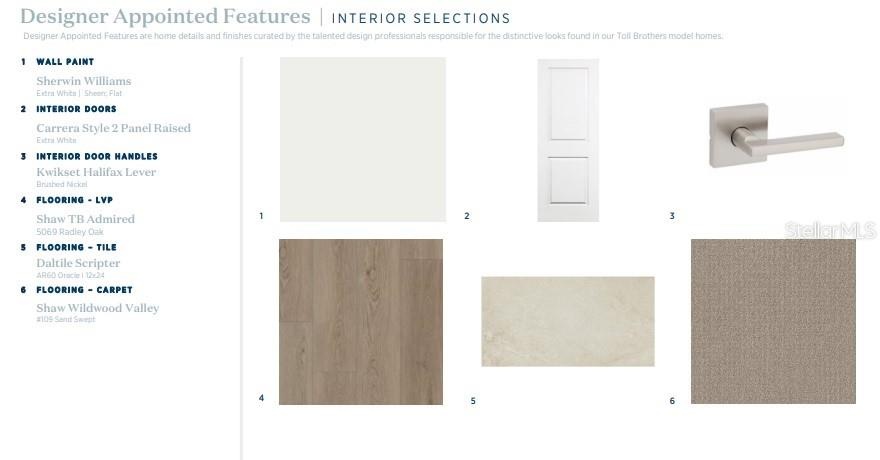 Designer-appointed features selected by our team of professional designers