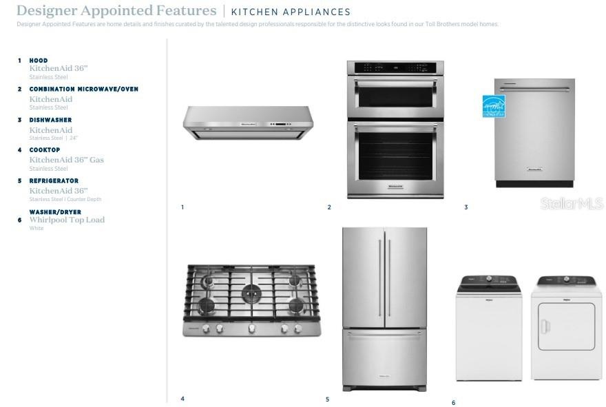 Designer-appointed features selected by our team of professional designers