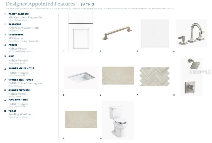 Designer-appointed features selected by our team of professional designers