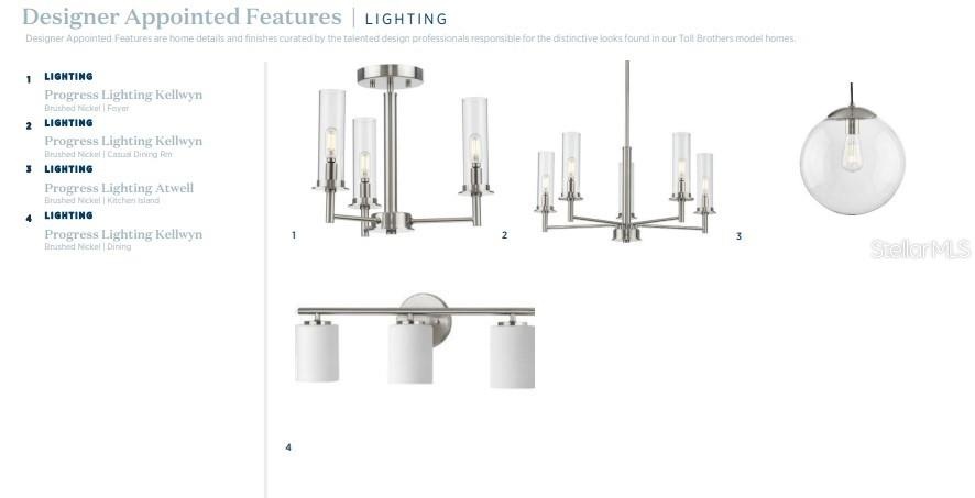 Designer-appointed features selected by our team of professional designers