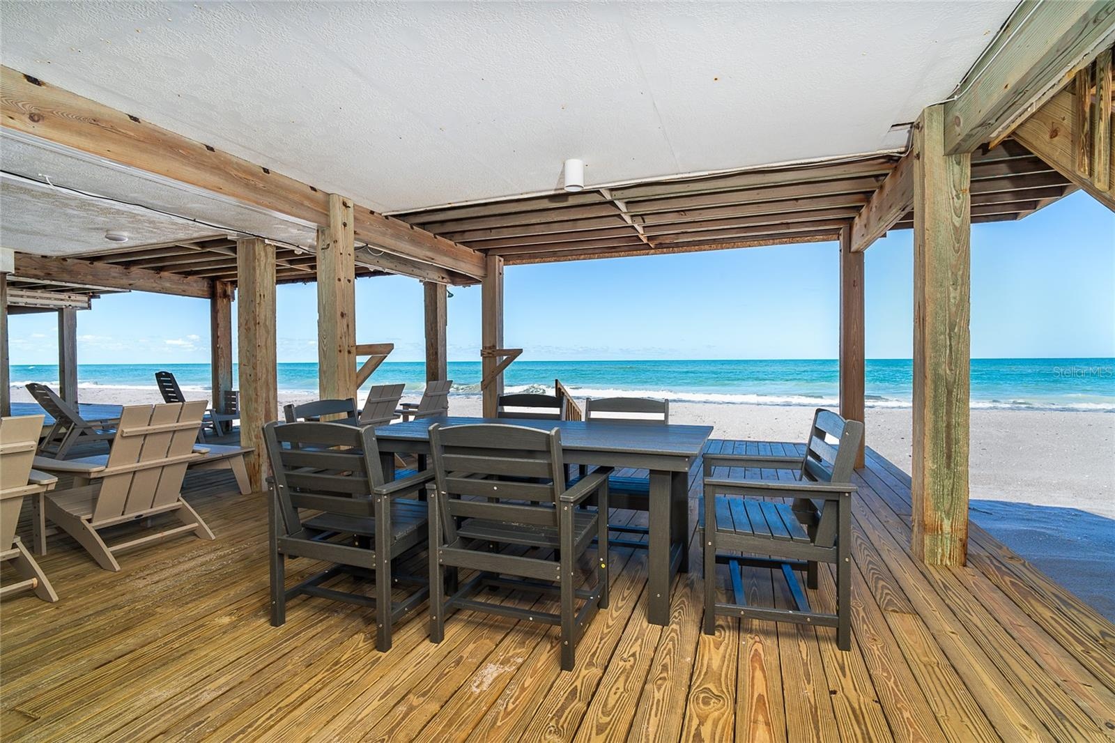 Downstairs Deck.