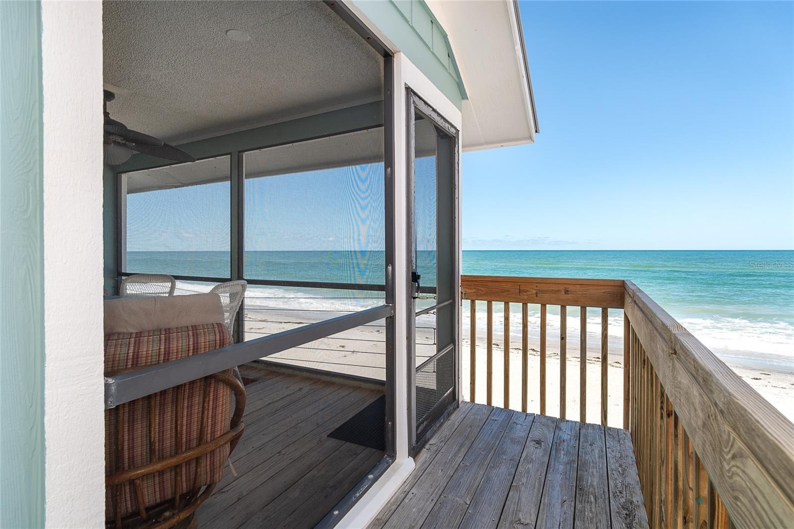 View of Beach and Gulf.