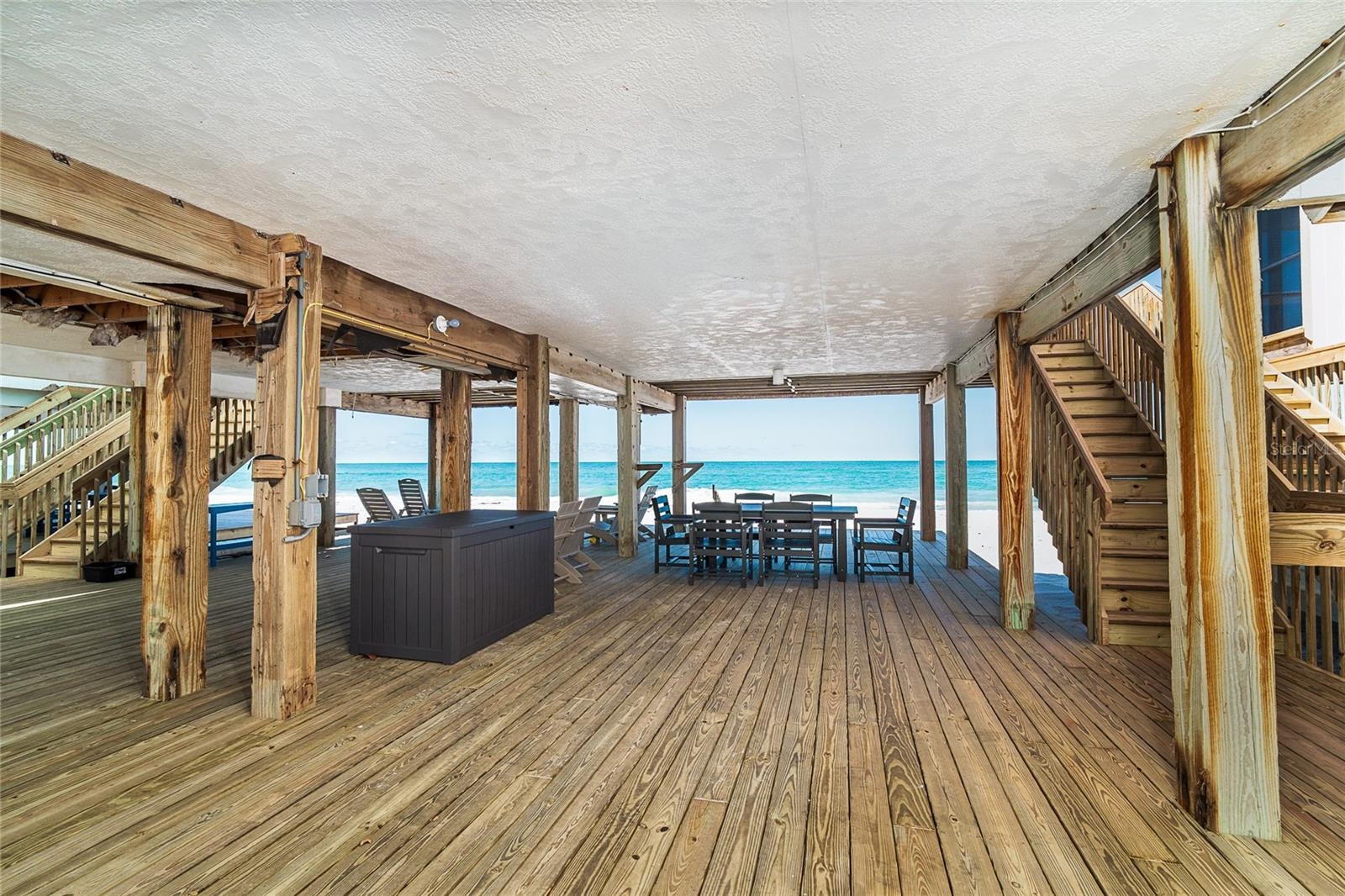 Downstairs Deck.