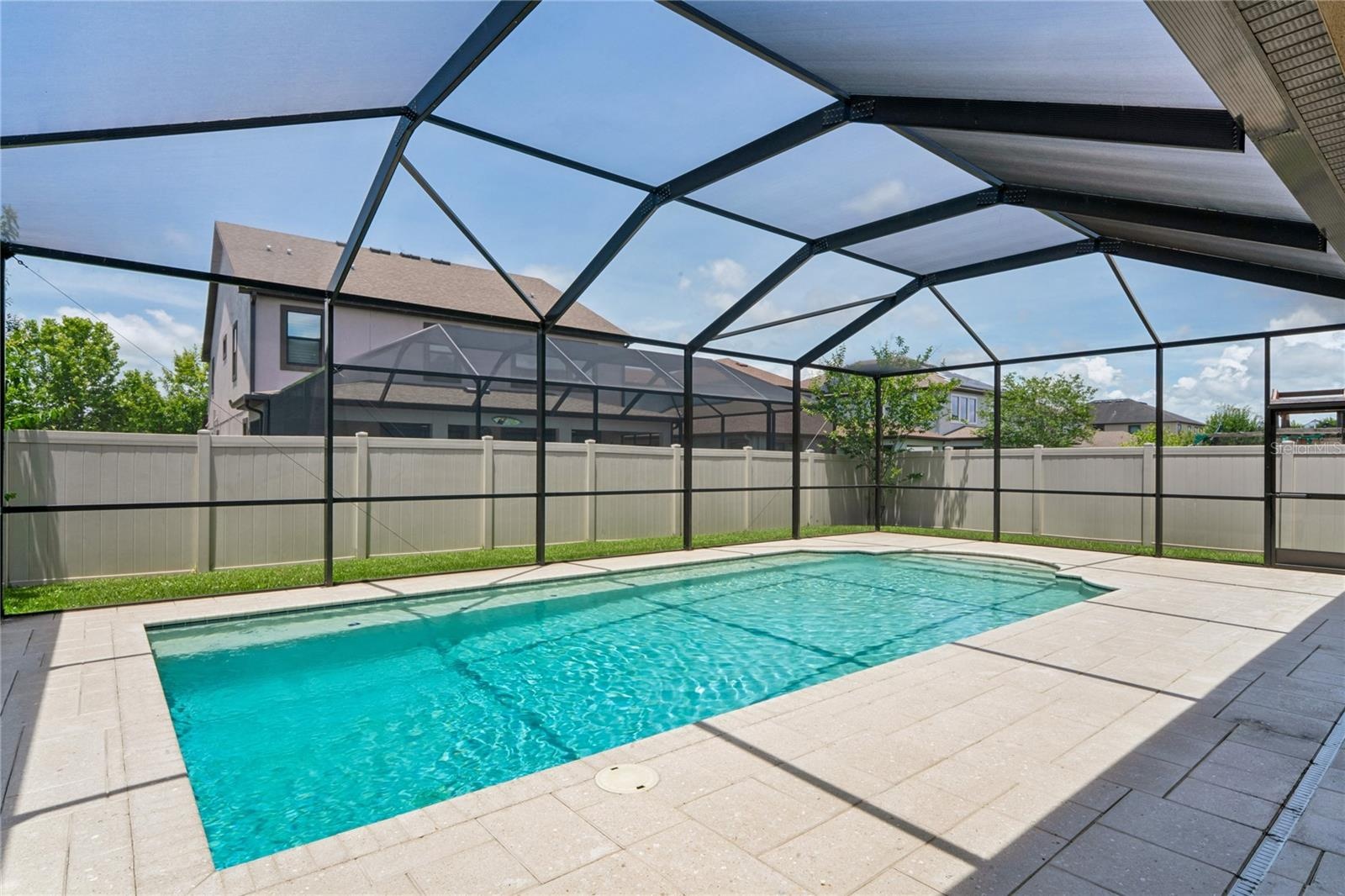 Saltwater heated Pool