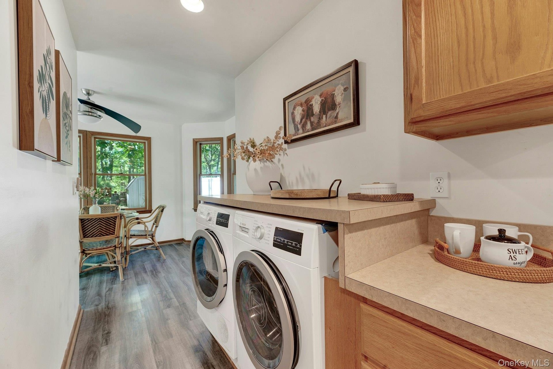 Newly renovated kitchen and newer appliances.