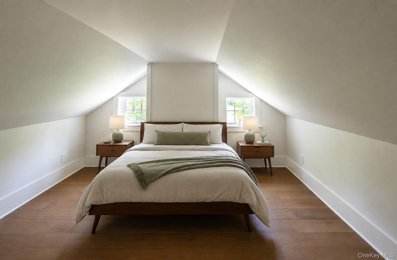 Virtual staging-2nd floor as bedroom