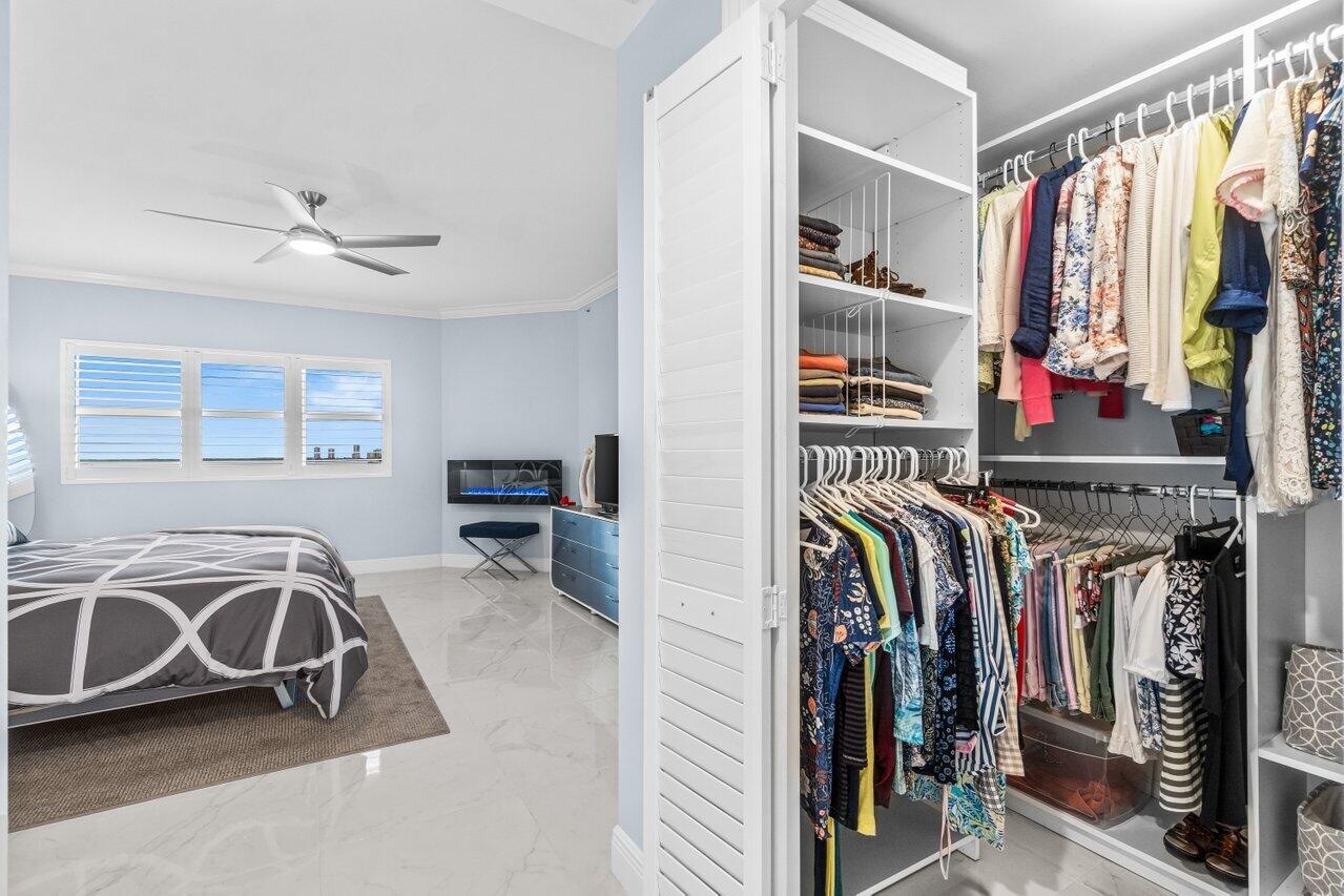His Walk-In Closet