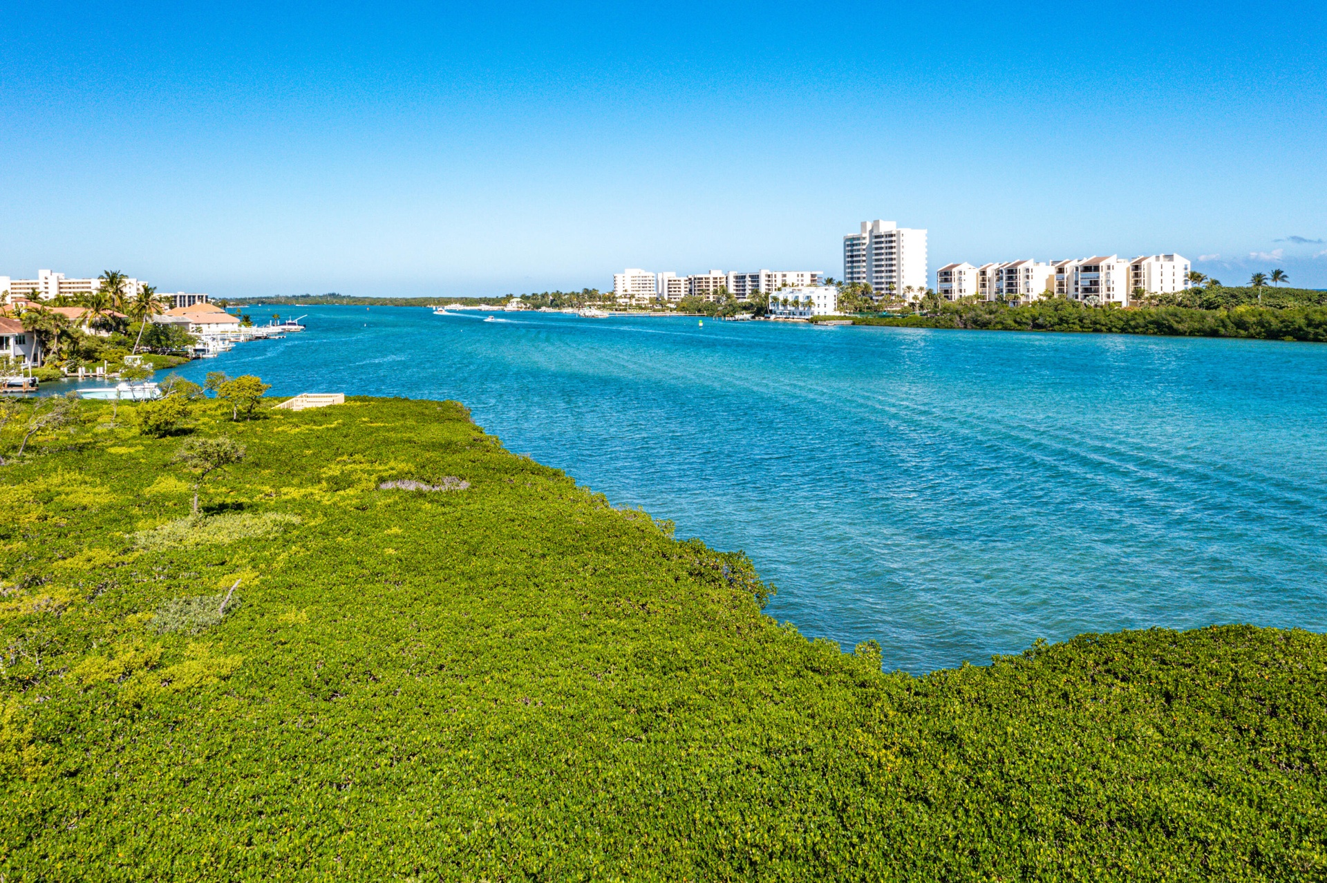 Unobstructed view from unit