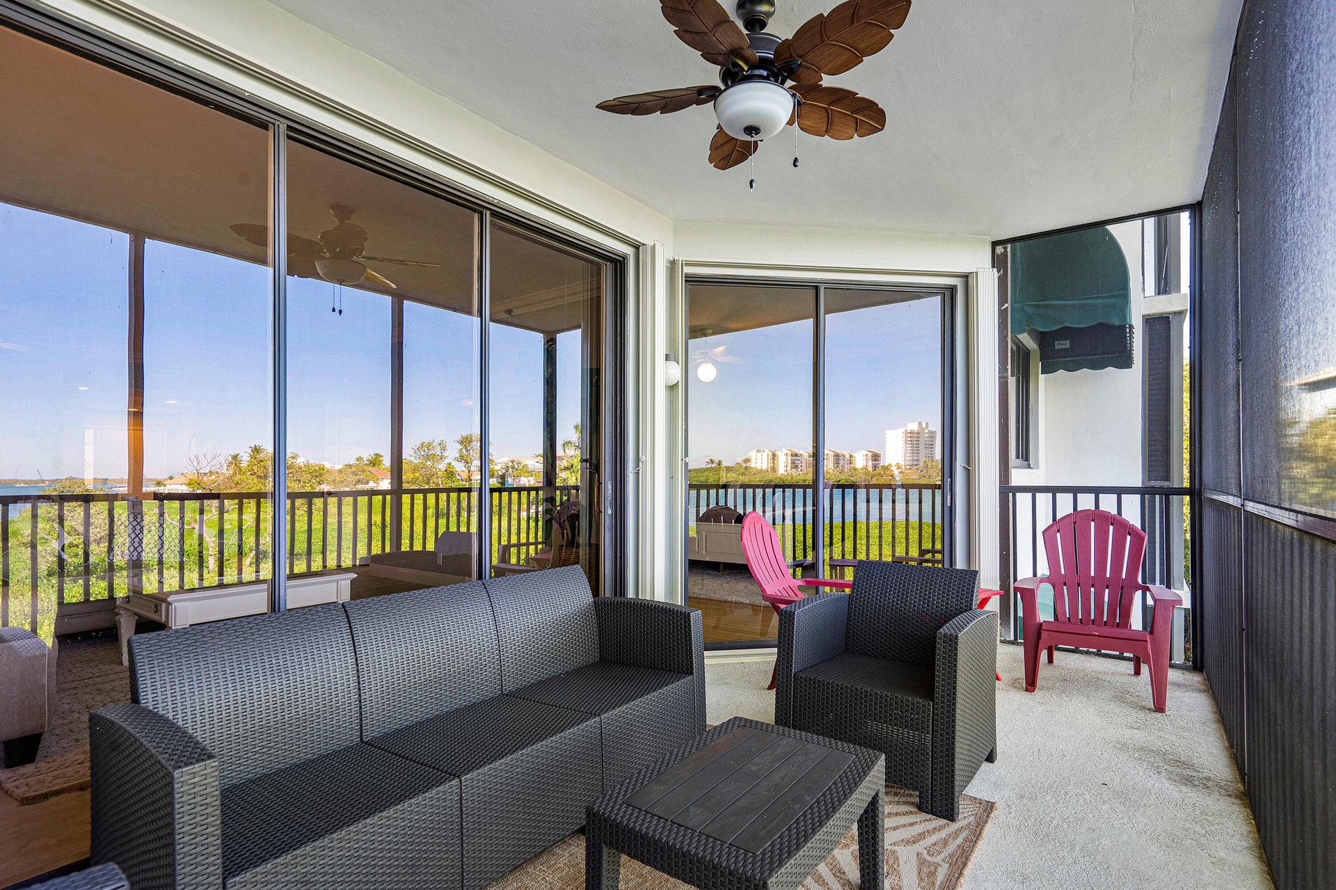 Balcony to master and living room