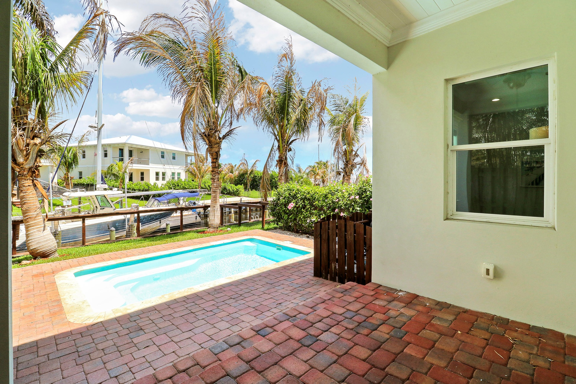 back patio/pool