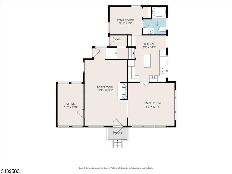 1st Level Floor Plan