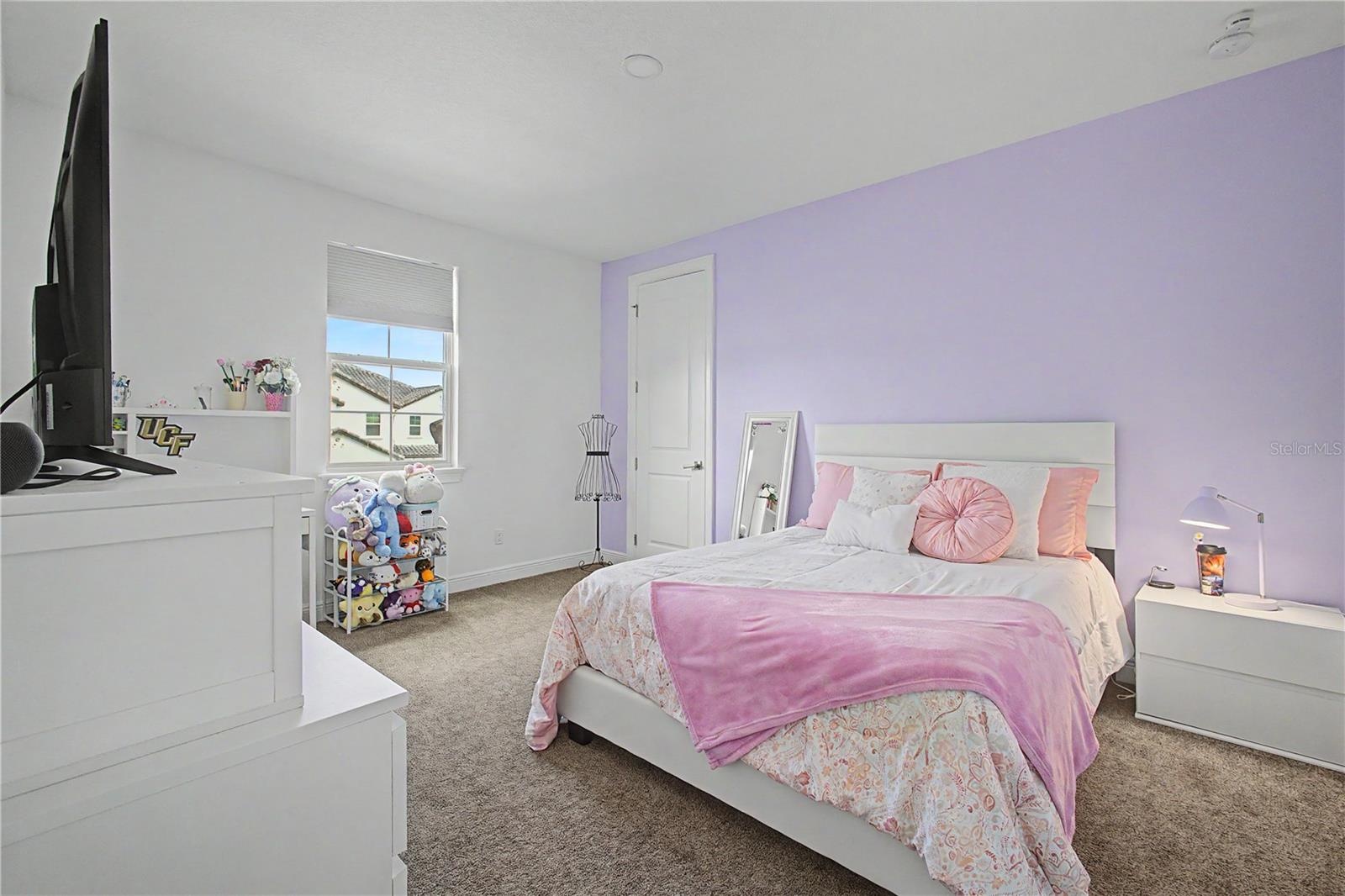 bedroom with walk-in closet