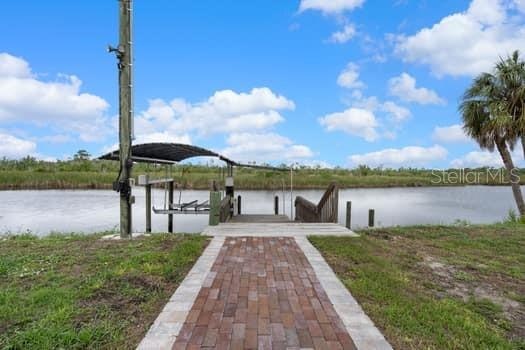walkway to dock