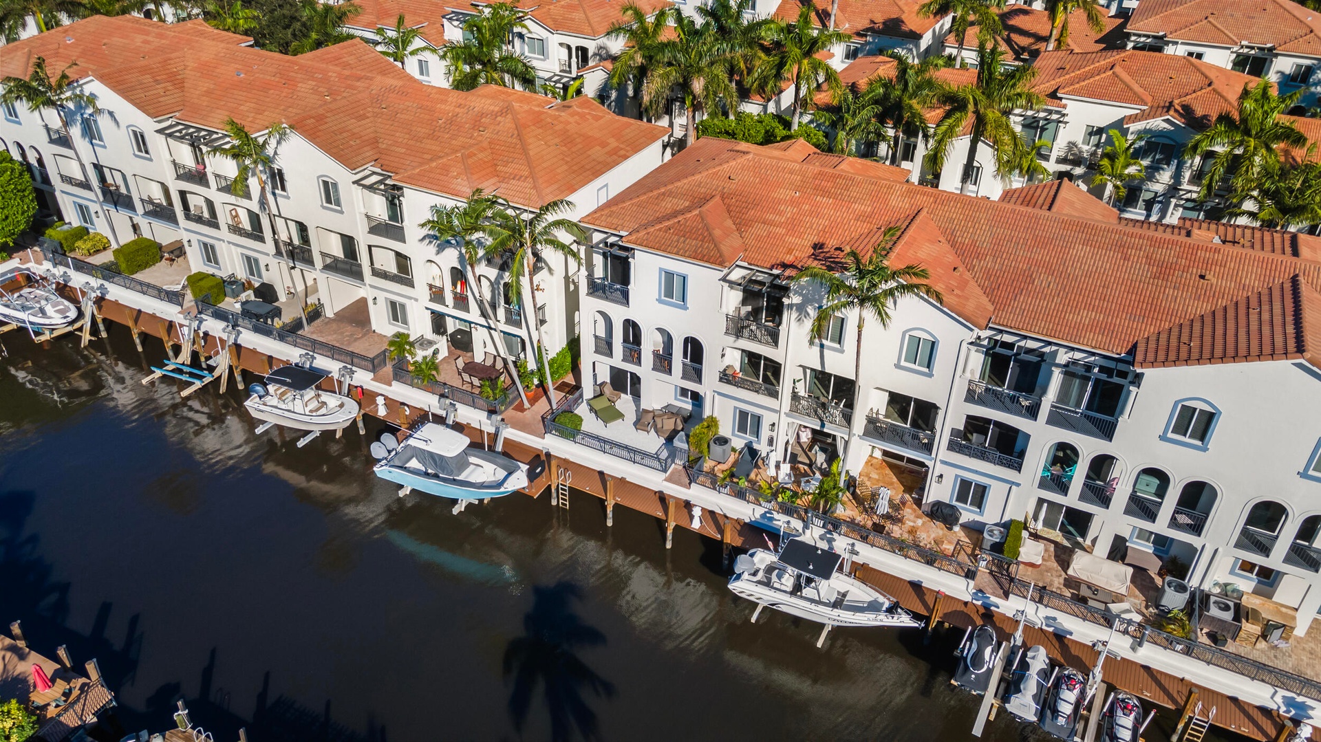 Aerial View Of Townhome & Dock